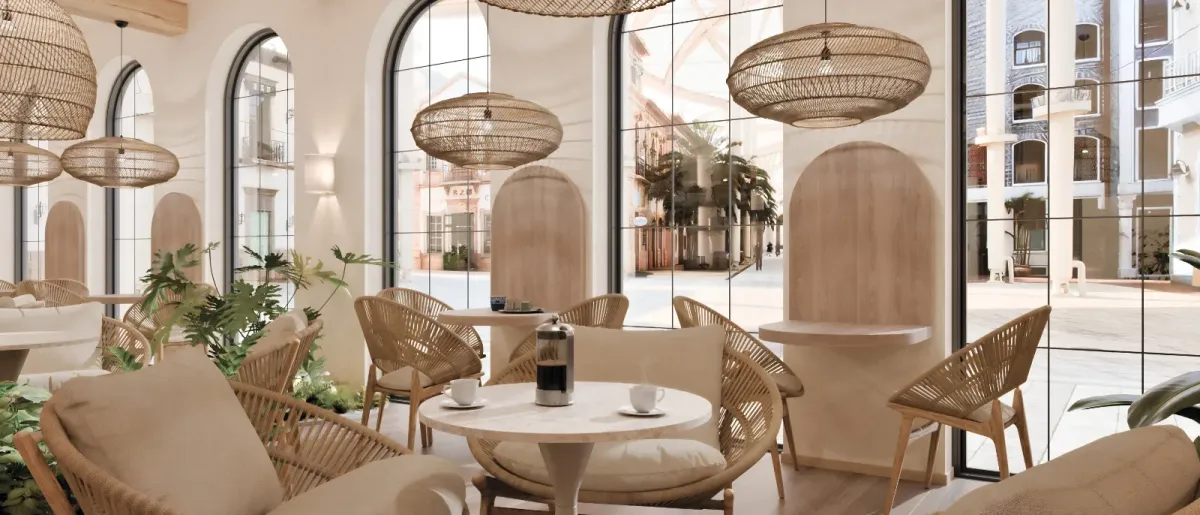 Bibliotecă de depozitare cu decor din lemn, Bali Brew