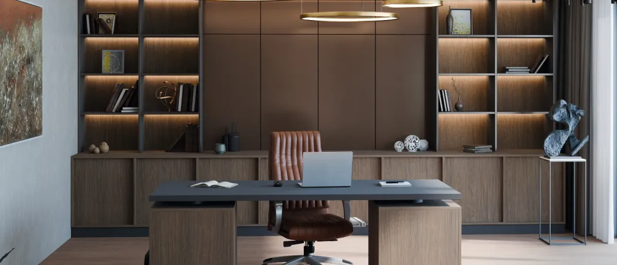 Corp de mobilier cu fronturi mate în tonuri de gri, Metropolitan Sheen