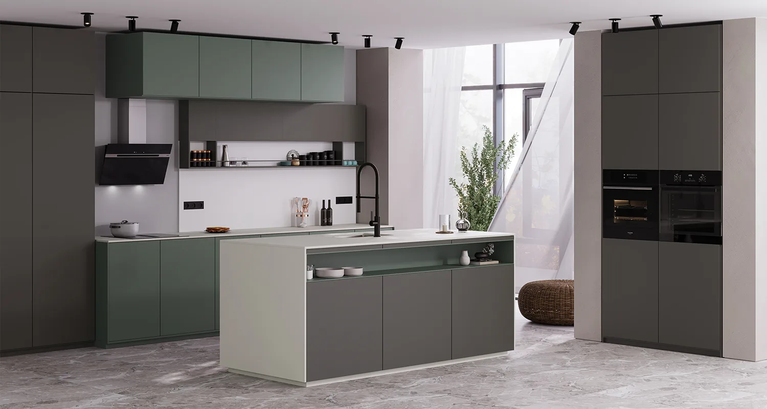 ESPRESSO - randare aplicată pe mobilier